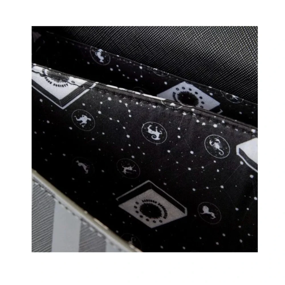 Loungefly Wednesday Addams Exclusive Nevermore Crossbody Bag - Picture 5 of 12